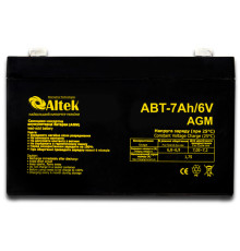 Акумулятор ALTEK ABT 7 Аг, 6В AGM (2114990)