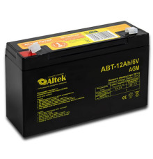 Акумулятор ALTEK ABT 12 Аг, 6В AGM (2114995)