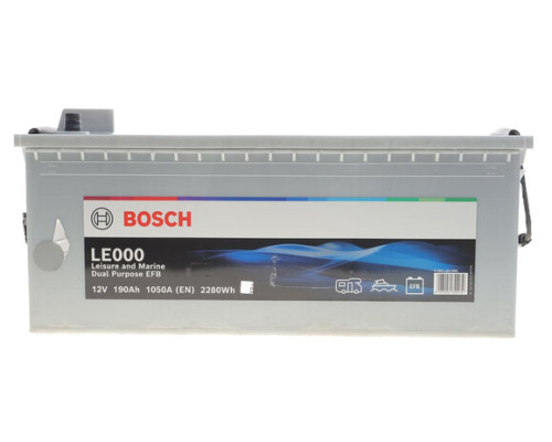 Акумулятор Bosch Dual Purpose EFB 12В, 190 Аг, 1050 A (0092 LE0 000)