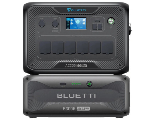 Купити зарядна станція Bluetti 3000W AC300+B300K (2764.8 Вт·год / 3000 Вт)