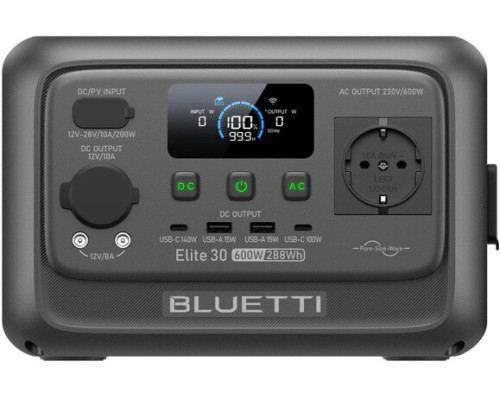 Зарядна станція Bluetti Elite 30 V2 (288 Вт·год / 600 Вт)