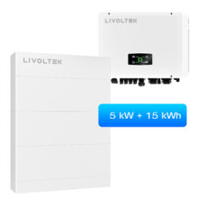 Гібридний інвертор Livoltek All-in-One ESS 3-Phase 5кВт з АКБ 15кВт·год и BMS (3-Phase 5+15)