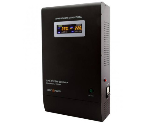 Джерело безперебійного живлення Logicpower LPY- W - PSW-5000VA + (3500Вт) 10A/20A