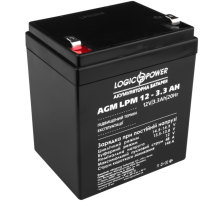 Акумулятор Logicpower AGM LPM 12 - 3.3 AH