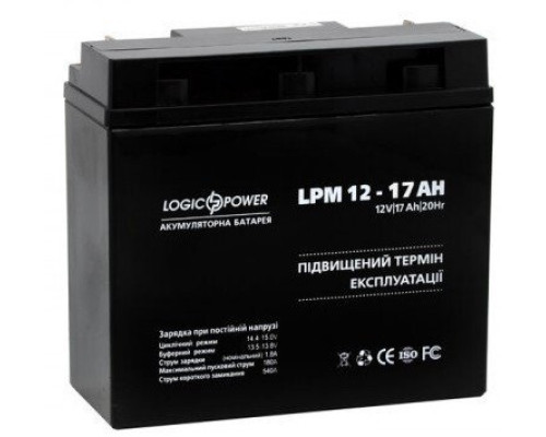 Акумулятор Logicpower AGM LPM 12 - 17 AH