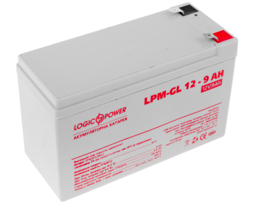 Акумулятор гелевий Logicpower LPM-GL 12 - 9 AH