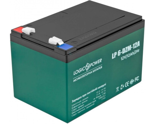 Тяговий свинцево-кислотний акумулятор Logicpower LP 6-DZM-12