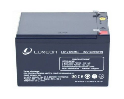 Акумуляторна батарея Luxeon LX12120MG