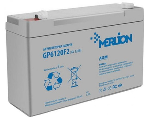 Акумуляторна батарея MERLION AGM GP612F2 (6004)