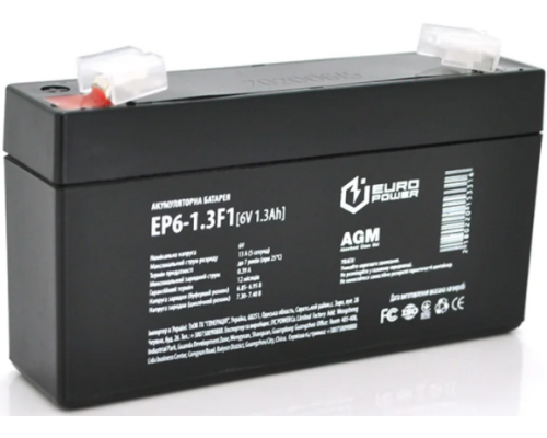 Акумуляторна батарея EUROPOWER AGM EP6-1.3F1 (15331)
