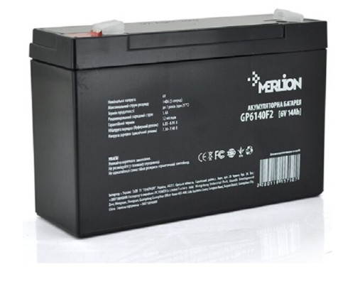 Акумуляторна батарея MERLION AGM GP614F2 (15750)
