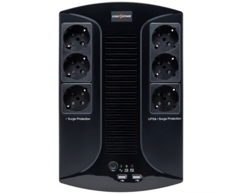 Лінійно-інтерактивне ДБЖ LogicPower LP 850VA-6PS (4325)