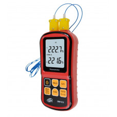 Термометр цифровий двоканальний -250-1767°C BENETECH GM1312