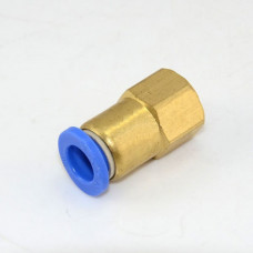 З'єднання цангове пряме для поліуретанових шлангів 6 мм*1/8" AIRKRAFT SPCF06-01