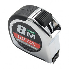 Рулетка профессиональная 8м*25мм  TOPTUL IAAE2508