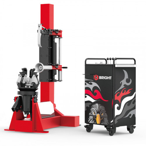 Шиномонтажный стенд для колес грузовых автомобилей (захват диска 17.5/19.5/22.5", вертикальная конструкция, Шиномонтажный стенд для колес грузовых автомобилей (захват диска 17.5/19.5/22.5", вертикальная конструкция,