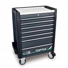 Тележка с инструментом (BUMPER SERIES) 7 секций 340ед. серый TOPTUL GE-34029