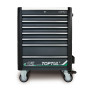 Тележка для инструмента (BUMPER SERIES) 7 секций TOPTUL TCAS0703