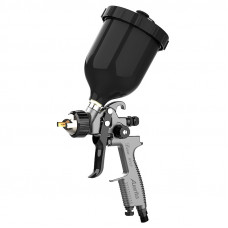 Краскопульт пневматический HVLP верх.пласт.бачок 600мл, форсунка-1,7мм  AUARITA LION-1-1.7
