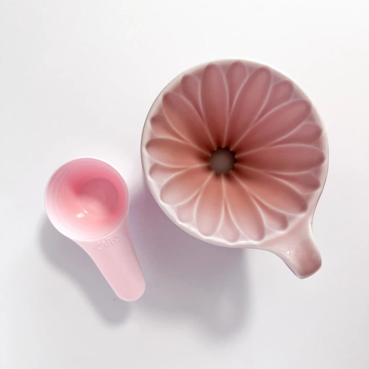 Пуровер Cafec Arita Рожевий Ware Flower Dripper Cup4 Pink